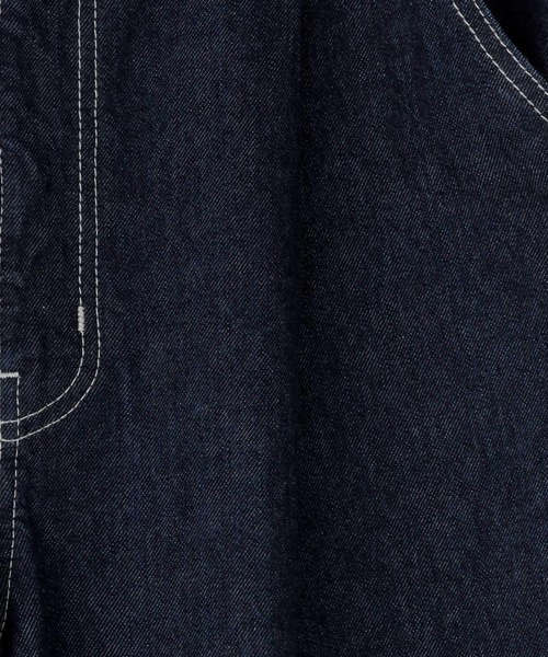 LOWRYS FARM（ローリーズファーム）の「デニムワイドパンツ  131414（デニムパンツ・メンズ・インディゴブルー/ブラック・MEDIUM/LARGE）」の5枚目の写真