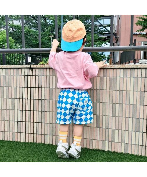 BREEZE（ブリーズ）の「【20周年・リンク】HAPPY FO SMILE Tシャツ（Tシャツ/カットソー・キッズ・オフホワイト/ターコイズブルー/パープル/ネイビー/ライム/ピンク・120/110/100/90/80/140/130）」の14枚目の写真