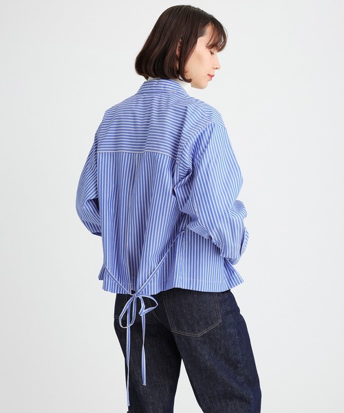 【セール】バックオープンショートシャツ（シャツ/ブラウス）｜BABYLONE（バビロン）