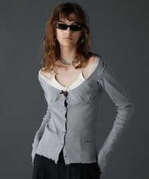 PRANK PROJECT | ピグメントダメージレーストップ / Pigment Damaged Layer Top(Tシャツ/カットソー)