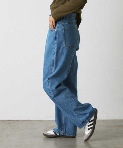 CIAOPANIC TYPY（チャオパニックティピー）の「≪4サイズ展開≫【EVERY DENIM/Tuesday】スタイルアップストレートデニム（デニムパンツ・レディース・ブラック/ブルー・LARGE/MEDIUM/SMALL/X-SMALL）」の19枚目の写真