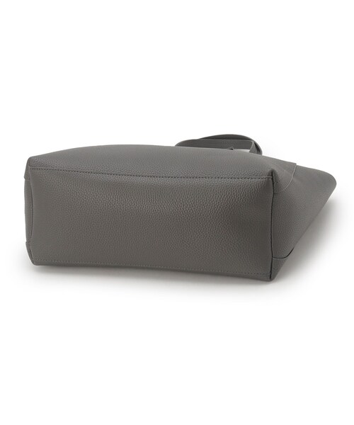 index（インデックス）の「◆フェイクレザーA4トートバッグ（トートバッグ・レディース・ブラック/チャコールグレー/ベージュ・00）」の16枚目の写真