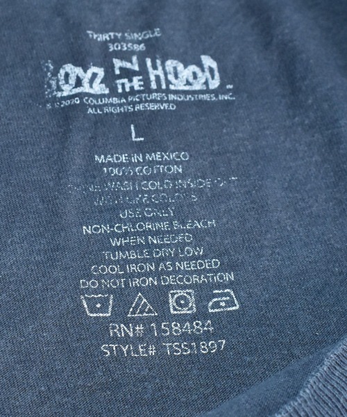 VINTAGE（ヴィンテージ）の「【ヴィンテージ古着】boyz n the hood タイダイ プリントTシャツ（Tシャツ/カットソー・メンズ・ブラック・LARGE）」の7枚目の写真