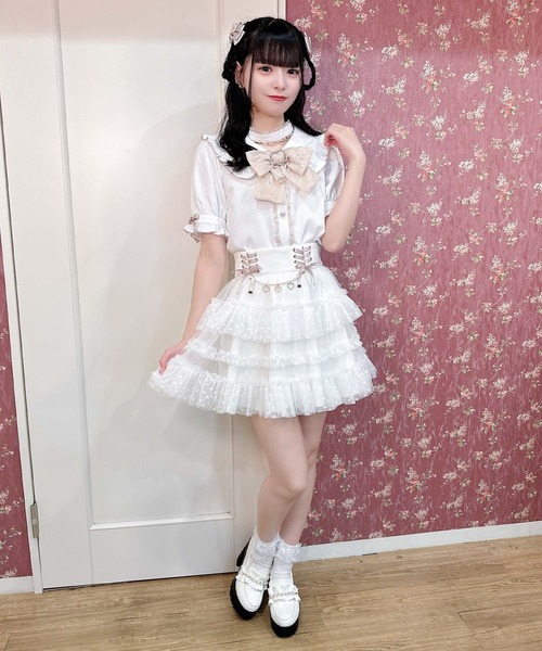 ROJITA(ロジータ)の「パールチェーンリボンブローチ付ブラウス(シャツ/ブラウス・レディース・ホワイト/ピンク/ブルー・FREE)」の21枚目の写真