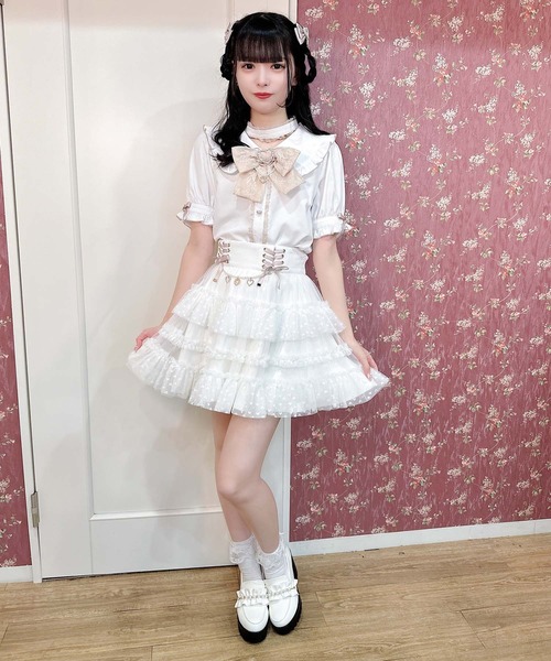ROJITA(ロジータ)の「パールチェーンリボンブローチ付ブラウス(シャツ/ブラウス・レディース・ホワイト/ピンク/ブルー・FREE)」の20枚目の写真