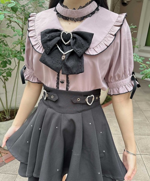 ROJITA(ロジータ)の「パールチェーンリボンブローチ付ブラウス(シャツ/ブラウス・レディース・ホワイト/ピンク/ブルー・FREE)」の15枚目の写真