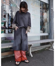 【ANDER】アンダー WORN LAYERED PANTS