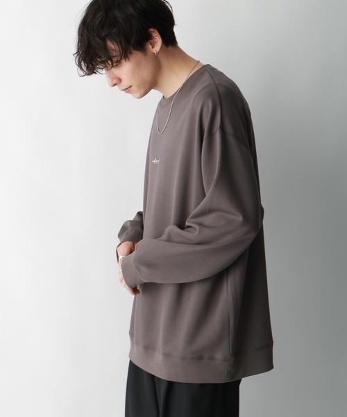 RAGEBLUE（レイジブルー）の「プチ刺繍/ポンチオーバーサイズロンT（Tシャツ/カットソー・メンズ・ホワイト/ブラック/グレー/ブルー・SMALL/MEDIUM/LARGE）」の18枚目の写真