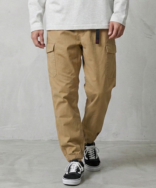 Gramicci(グラミチ)の「【Gramicci/グラミチ】NN-CARGO-JOGGER PANTS / オーガニックコットンジョガーパンツ GMP4-FJP01(カーゴパンツ・メンズ・ベージュ/チャコールグレー/オリーブ/ブラック/ライトベージュ/カーキ/チャコール/ダークネイビー/ダークグレー・X-LARGE/LARGE/MEDIUM/SMALL)」の21枚目の写真