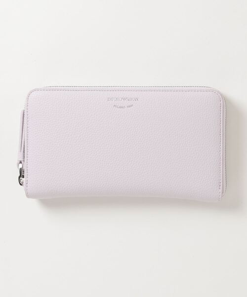 EMPORIO ARMANI（エンポリオアルマーニ）の「【エンポリオ アルマーニ】MyEA ラウンドジップウォレット ディアプリント（財布・レディース・ダークパープル/ブラック/ベビーピンク/ベージュ系/ブラウン・FREE）」の12枚目の写真