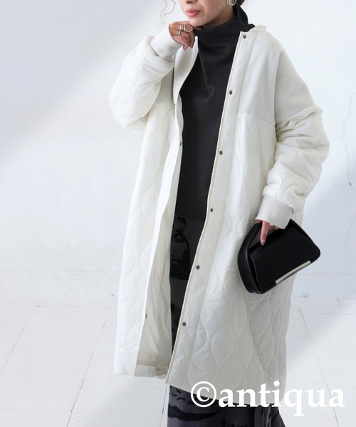 antiqua(アンティカ)の「モードワイドトップス(Tシャツ/カットソー・レディース・ライム/ホワイト/ブラック・ONESIZE)」の15枚目の写真
