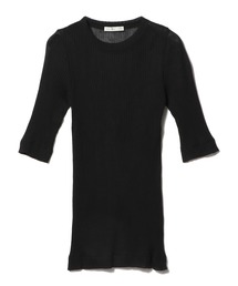 ESTNATION / シアーテレコ ハーフスリーブ カットソー