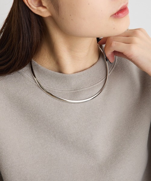 PUAL CE CIN（ピュアルセシン）の「メタルチョーカー（ネックレス・レディース・ゴールド/シルバー・FREE）」の7枚目の写真