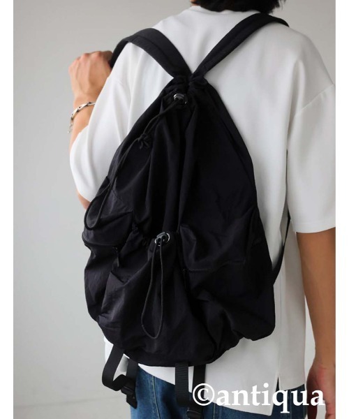 antiqua(アンティカ)の「マルチリュック(バックパック/リュック・レディース・ブラック・FREE)」の6枚目の写真