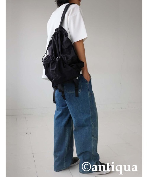 antiqua(アンティカ)の「マルチリュック(バックパック/リュック・レディース・ブラック・FREE)」の7枚目の写真