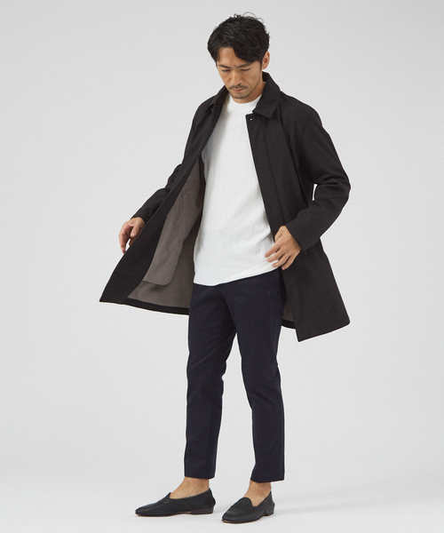 ABAHOUSE GRAY（アバハウスグレイ）の「【カシミアタッチ】12ゲージ ワイドリブ クルーネック ニット（ニット/セーター・メンズ・ホワイト/ブラック/ブルー/セージグリーン/グレイッシュベージュ・46/48/50）」の16枚目の写真