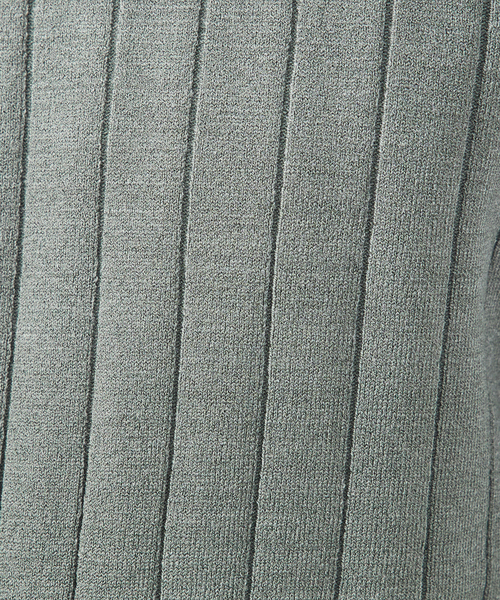 ABAHOUSE GRAY（アバハウスグレイ）の「【カシミアタッチ】12ゲージ ワイドリブ クルーネック ニット（ニット/セーター・メンズ・ホワイト/ブラック/ブルー/セージグリーン/グレイッシュベージュ・46/48/50）」の17枚目の写真