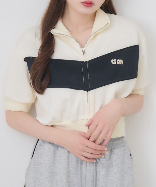 セール】ショートバイカラーJK（その他アウター）｜ems excite