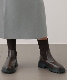 saloon | SALOON(サルーン)/サイドゴアニットブーツ(ブーツ)