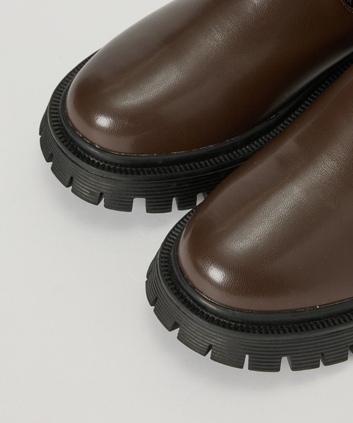 saloon（サルーン）の「SALOON(サルーン)/サイドゴアニットブーツ（ブーツ・レディース・ブラック/ブラウン・SMALL/MEDIUM/LARGE）」の9枚目の写真