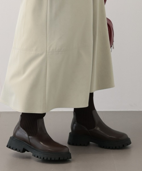 saloon（サルーン）の「SALOON(サルーン)/サイドゴアニットブーツ（ブーツ・レディース・ブラック/ブラウン・SMALL/MEDIUM/LARGE）」の22枚目の写真