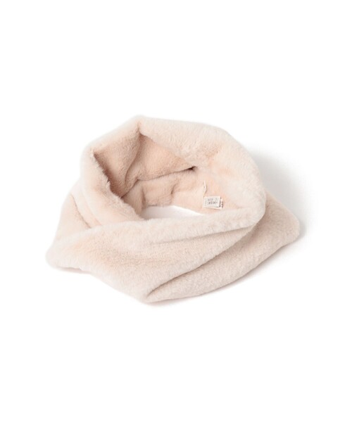 Ray BEAMS(レイビームス)の「フェイク ファー スヌード(マフラー・レディース・オフホワイト/その他/ブラック・ONE SIZE)」の7枚目の写真