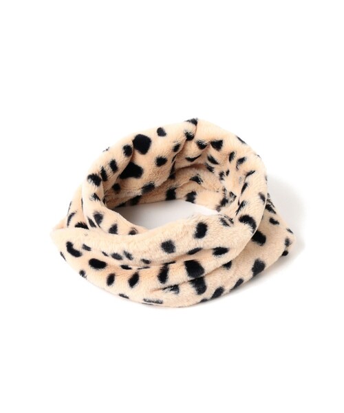 Ray BEAMS(レイビームス)の「フェイク ファー スヌード(マフラー・レディース・オフホワイト/その他/ブラック・ONE SIZE)」の13枚目の写真