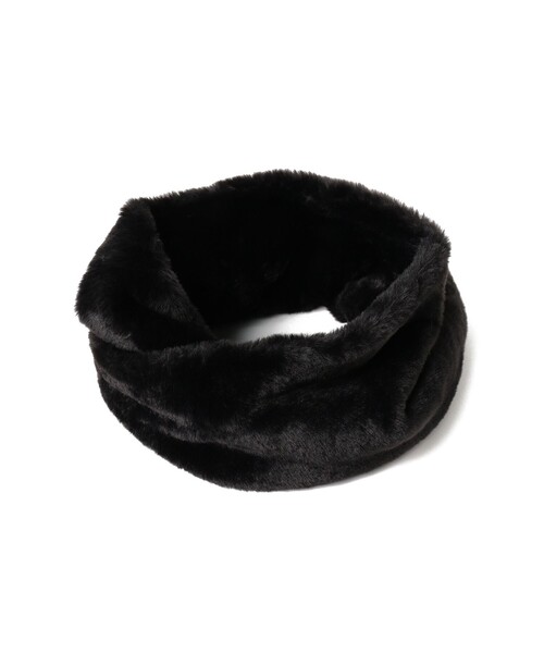 Ray BEAMS(レイビームス)の「フェイク ファー スヌード(マフラー・レディース・オフホワイト/その他/ブラック・ONE SIZE)」の15枚目の写真