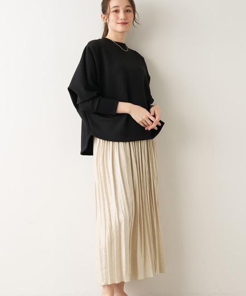 MICA&DEAL（マイカ＆ディール）の「シャイニープリーツスカート（スカート・レディース・カーキオリーブ/ライトベージュ/ライトブルー・FREE）」の12枚目の写真