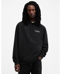 お値下げ！希少 ALLSAINTS サマーニット パーカー スウェット M ALLSAINTS パーカー UNITY LOGO RELAXED FIT PIPPA HOODIE