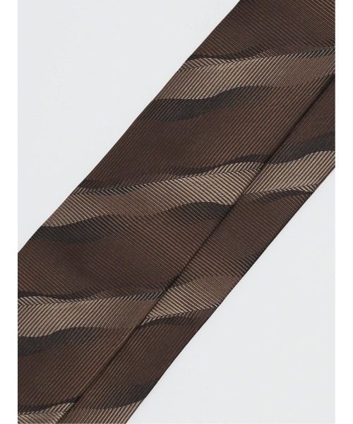 Alexander Julian(アレキサンダージュリアン)の「【日本製】アレキサンダージュリアン イタリア生地 ジオメトリック柄 ネクタイ 8.0cm幅(ネクタイ・メンズ・ブラウン/グレー・FREE)」の11枚目の写真