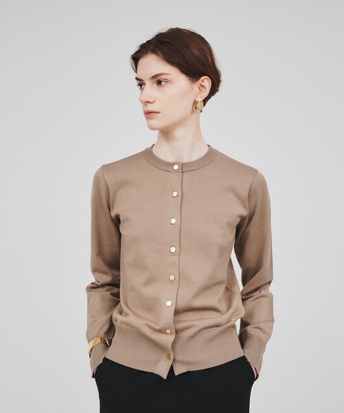 cloenc（クロエンス）の「◆ベーシック クルーネックカーディガン（カーディガン/ボレロ・レディース・ブルー系その他/ナチュラル/ブラック・02）」の10枚目の写真