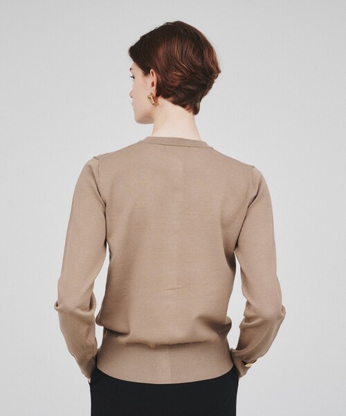 cloenc（クロエンス）の「◆ベーシック クルーネックカーディガン（カーディガン/ボレロ・レディース・ブルー系その他/ナチュラル/ブラック・02）」の13枚目の写真