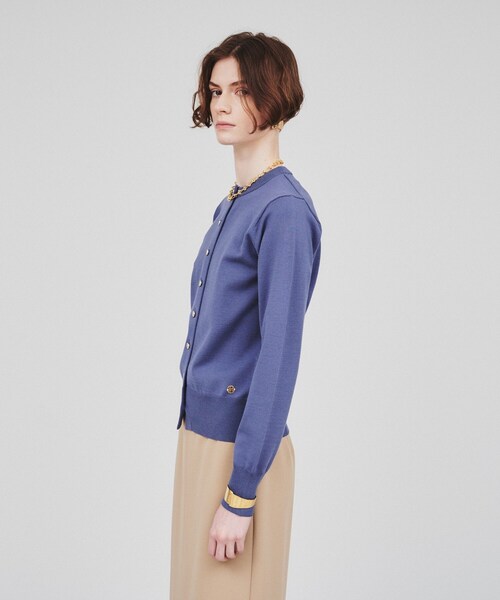 cloenc（クロエンス）の「◆ベーシック クルーネックカーディガン（カーディガン/ボレロ・レディース・ブルー系その他/ナチュラル/ブラック・02）」の16枚目の写真