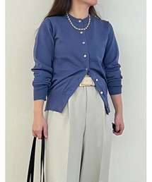 cloenc | ベーシッククルーネックカーディガン(カーディガン/ボレロ)