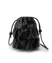 OPAQUE.CLIP | 【長さ調整可能】合皮ティアードフリルミニショルダーバッグ(ショルダーバッグ)