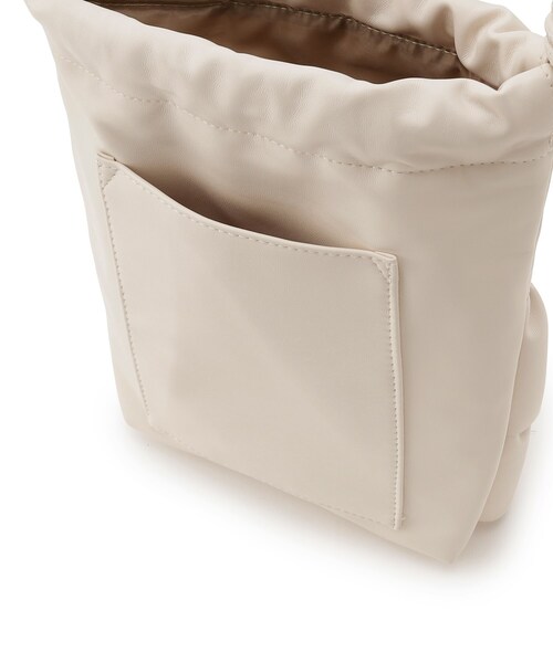 OPAQUE.CLIP（オペークドットクリップ）の「◆【長さ調整可能】合皮ティアードフリルミニショルダーバッグ（ショルダーバッグ・レディース・アイボリー/ブラック/チャコールグレー・00）」の13枚目の写真