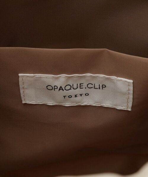 OPAQUE.CLIP（オペークドットクリップ）の「◆【長さ調整可能】合皮ティアードフリルミニショルダーバッグ（ショルダーバッグ・レディース・アイボリー/ブラック/チャコールグレー・00）」の14枚目の写真