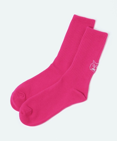 studio CLIP（スタディオクリップ）の「【Orneko BY CLIP】ネコ柄ソックス（ソックス/靴下・レディース・ホワイト/ピンク/チャコール・FREE）」の7枚目の写真