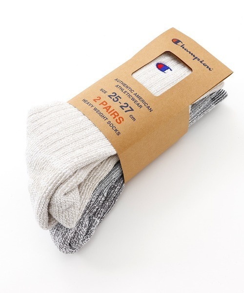 Champion(チャンピオン)の「CHAMPION/チャンピオン ソックス 2足組 フルレングスソックス【フルパイル】アソート CMSBA001(ソックス/靴下・メンズ・マルチ・M)」の5枚目の写真