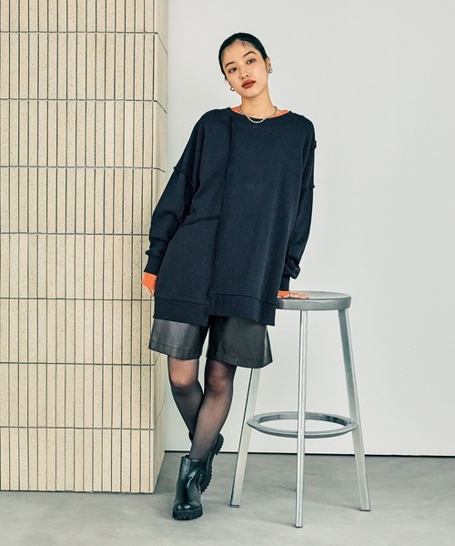 リズリサ系♡チュニックワンピース 新品タグ付き】豪華なレース 身幅50cm ゆったり チュニック