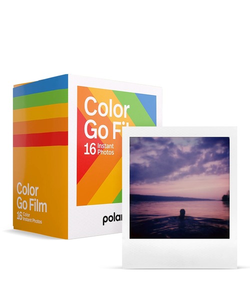 POLAROID(ポラロイド)の「Polaroid/ポラロイド フィルム Polaroid Go Color Film White Frame Double Pack(16枚) 006017(カメラ/カメラグッズ・メンズ・ホワイト・16)」の1枚目の写真