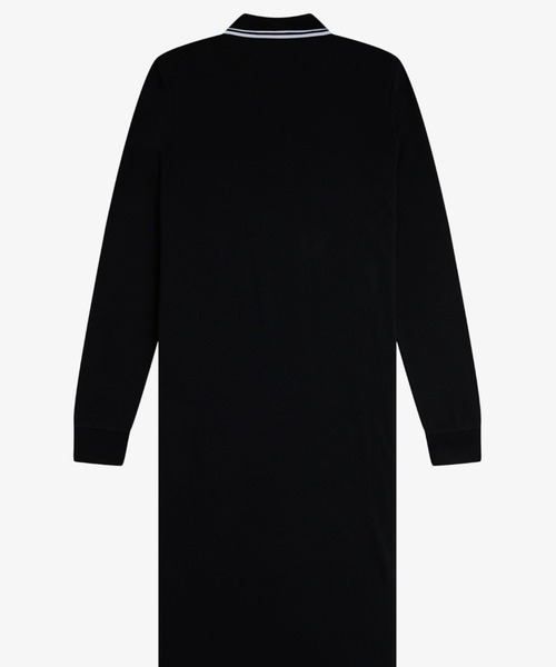 FRED PERRY（フレッドペリー）の「The Long Sleeve Fred Perry Shirt Dress／フレッドペリー長袖ポロシャツワンピース（ワンピース・レディース・ブラック/ダークブルー/ブラック系その他/ダークグレー・8/10）」の13枚目の写真
