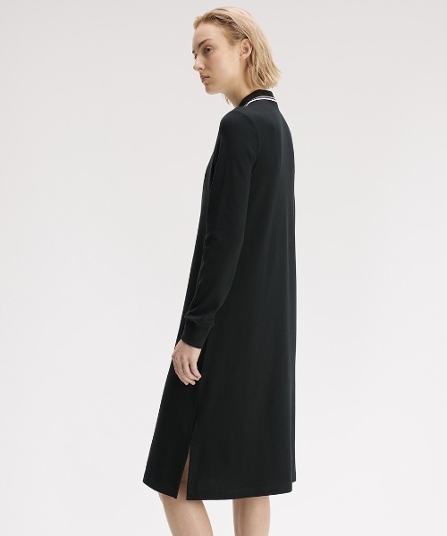FRED PERRY(フレッドペリー)の「The Long Sleeve Fred Perry Shirt Dress/フレッドペリー長袖ポロシャツワンピース(ワンピース・レディース・ブラック/ダークブルー/ブラック系その他/ダークグレー・8/10)」の22枚目の写真