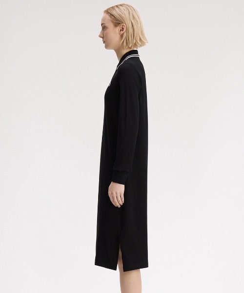 FRED PERRY(フレッドペリー)の「The Long Sleeve Fred Perry Shirt Dress/フレッドペリー長袖ポロシャツワンピース(ワンピース・レディース・ブラック/ダークブルー/ブラック系その他/ダークグレー・8/10)」の19枚目の写真