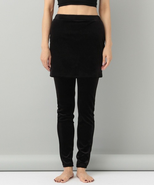 e/rm（イーアールエム）の「【e/rm】トリアセテートベロアレギンスパンツ（レギンス/スパッツ・レディース・ブラック・FREE）」の5枚目の写真