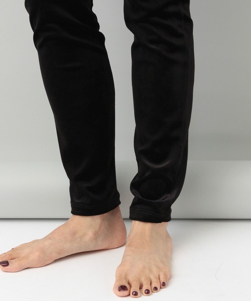 e/rm（イーアールエム）の「【e/rm】トリアセテートベロアレギンスパンツ（レギンス/スパッツ・レディース・ブラック・FREE）」の11枚目の写真