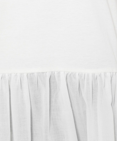 GLOBAL WORK（グローバルワーク）の「ヘビロッT布帛切り替え長袖