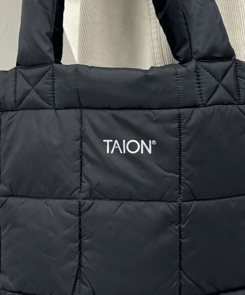 TAION(タイオン)の「【WEB限定】【TAION/タイオン】 ベーシックダウンシリングトートバッグ(トートバッグ・レディース・グレー系その他/ブラック/ブルー系その他7/ブラック系その他3・FREE)」の11枚目の写真