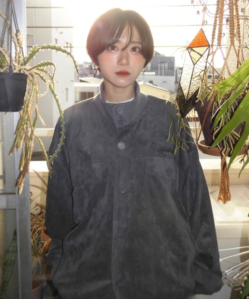 WudgeBoy（ワッジボーイ）の「suede jacket（その他アウター・レディース・ダークグレー/カーキ・MEDIUM/LARGE）」の7枚目の写真